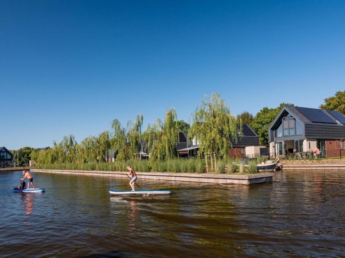 Luxurious Detached Water Villa With Jetty Balk Exterior foto